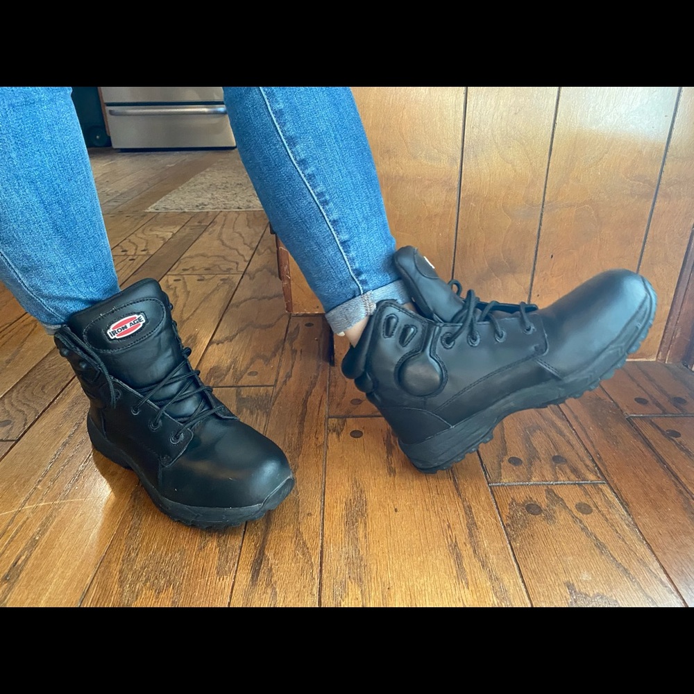 Iron Age Non-Slip Steel Toe Boots